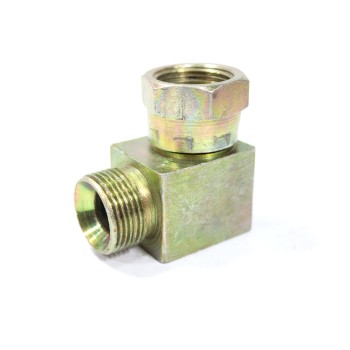 MS Swivel Nipple Elbow Hydraulic Hex Hose Connector Adapter Male / Female